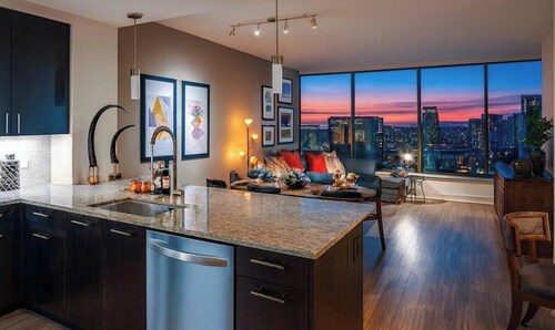 2-bedroom apartment in pleasant Miami with cool AC and gym access