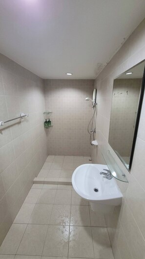 Een douche, een bubbelbad