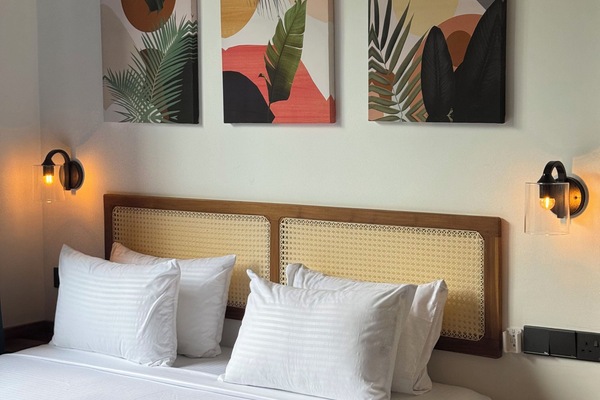 Habitación doble superior, vista al jardín | Wifi gratis y ropa de cama