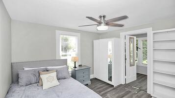 2 soveværelser, skrivebord, strygejern/strygebræt, gratis Wi-Fi