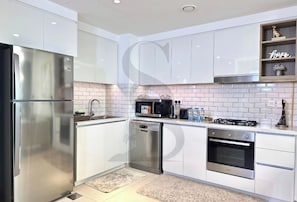 Apartment, 2 Bedrooms, City View | Private kitchen - Downtown Views II - Tower 2 (Dubai)