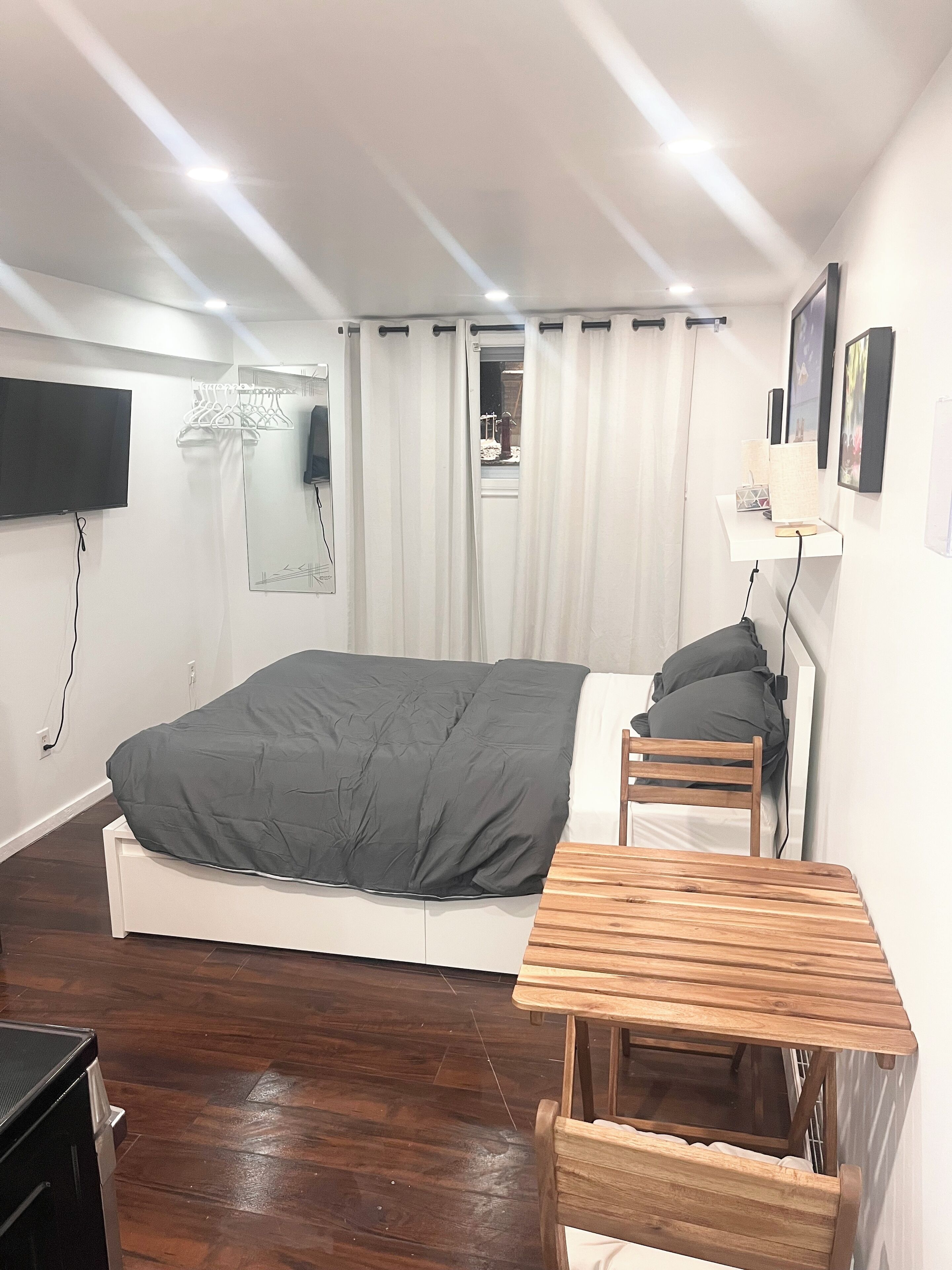 1 間睡房、熨斗/熨衫板、Wi-Fi、床單