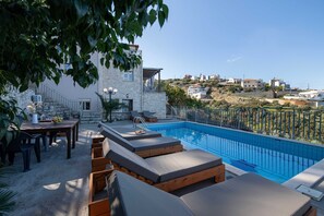 Outdoor pool - Great Escape Villa Asteri (Rethimno)