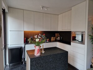 Microondas, horno, parrilla de estufa y lavavajillas 