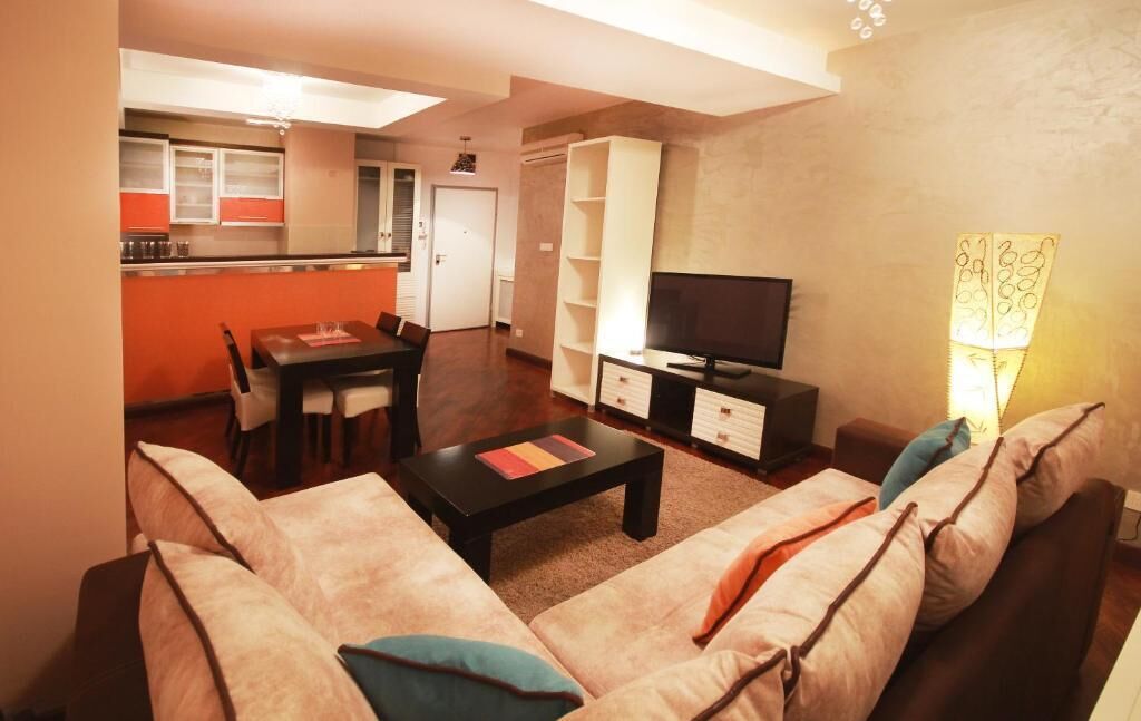 Apartamento, 1 habitación, vistas a la ciudad | Zona de estar