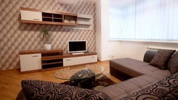 Appartement Standard, vue sur la ville | Aire de séjour