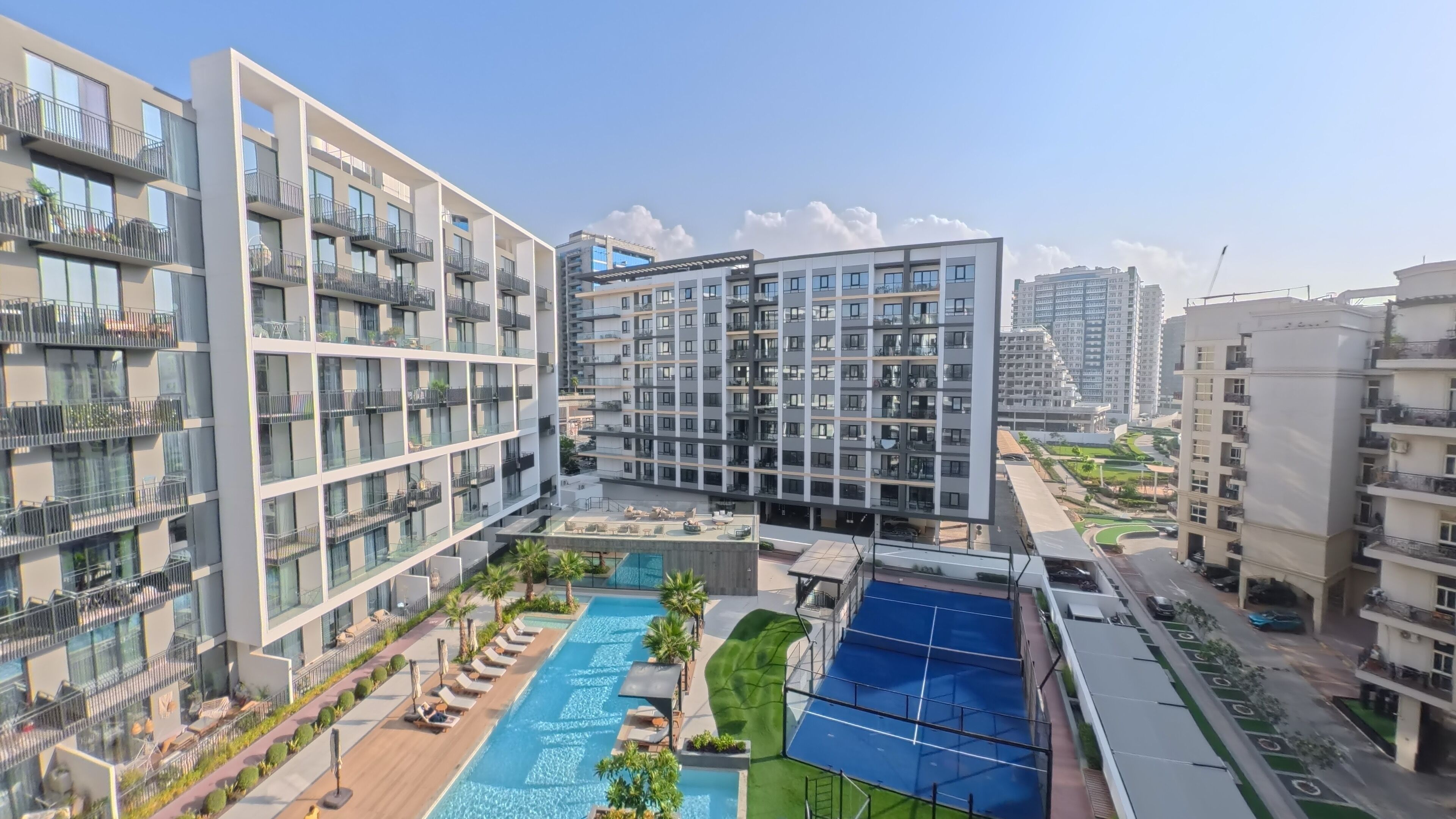 Apartment, 1 King Bed, Pool View | Balcony view