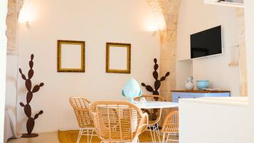 Deluxe-Haus, Stadtblick | Speisen