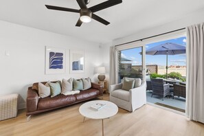 Smart TV, fireplace - Bayfront Getaway | 2BR Retreat w/ Patio & BBQ, Steps to Sand (San Diego)