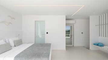 Lakens van Egyptisch katoen, luxe beddengoed, pillowtop-bedden