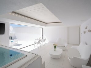 One-Bedroom Apartment with Garden View and Private Plunge Pool - Lower floor | Private pool - Lagon Life Spirit Design Villas - Adults Only (Chania)