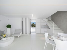 55-inch Smart TV with satellite channels, streaming services