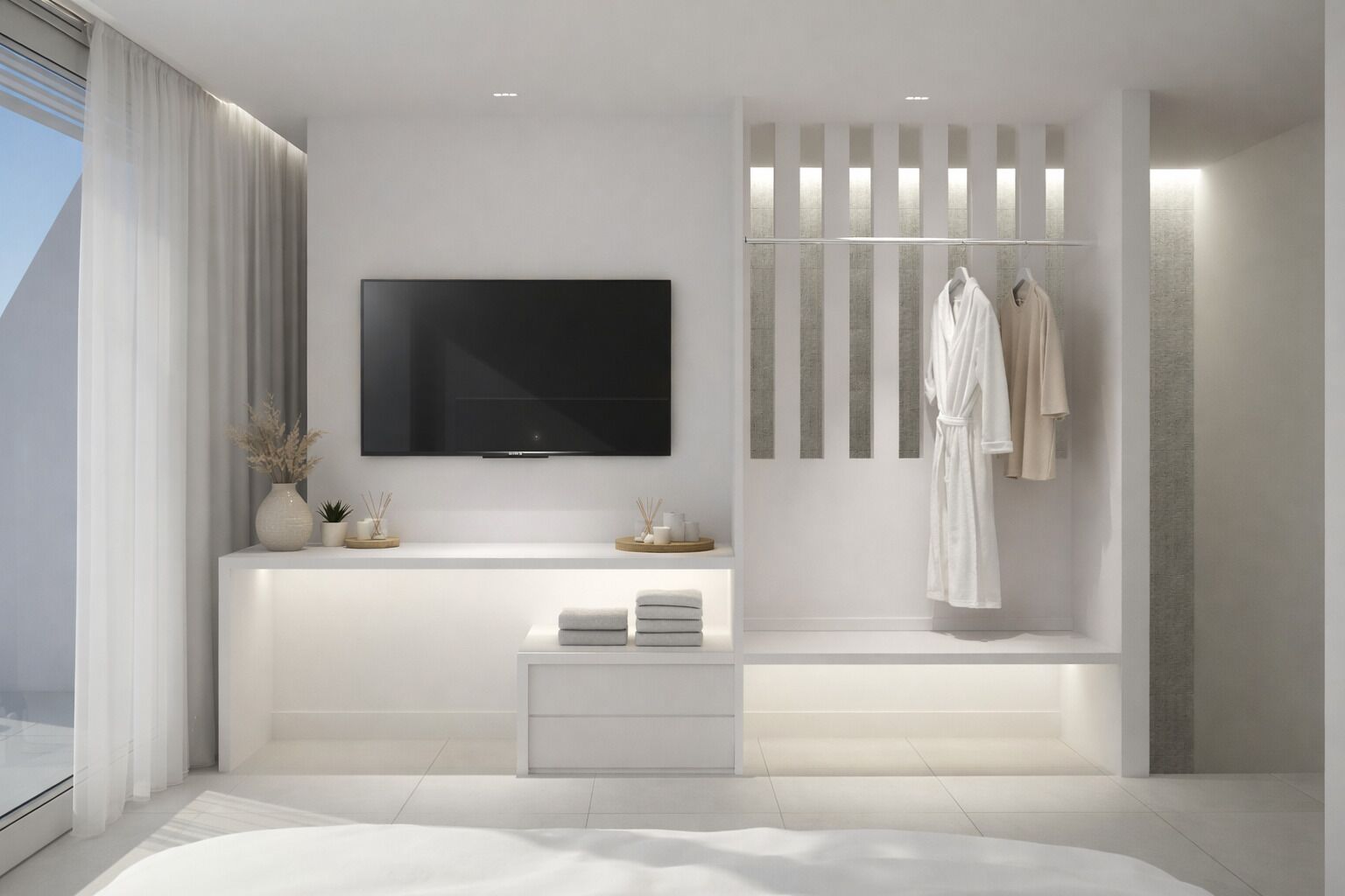 エジプト綿のシーツ、高級寝具、ピロートップベッド、セーフテ ィボックス (室内)