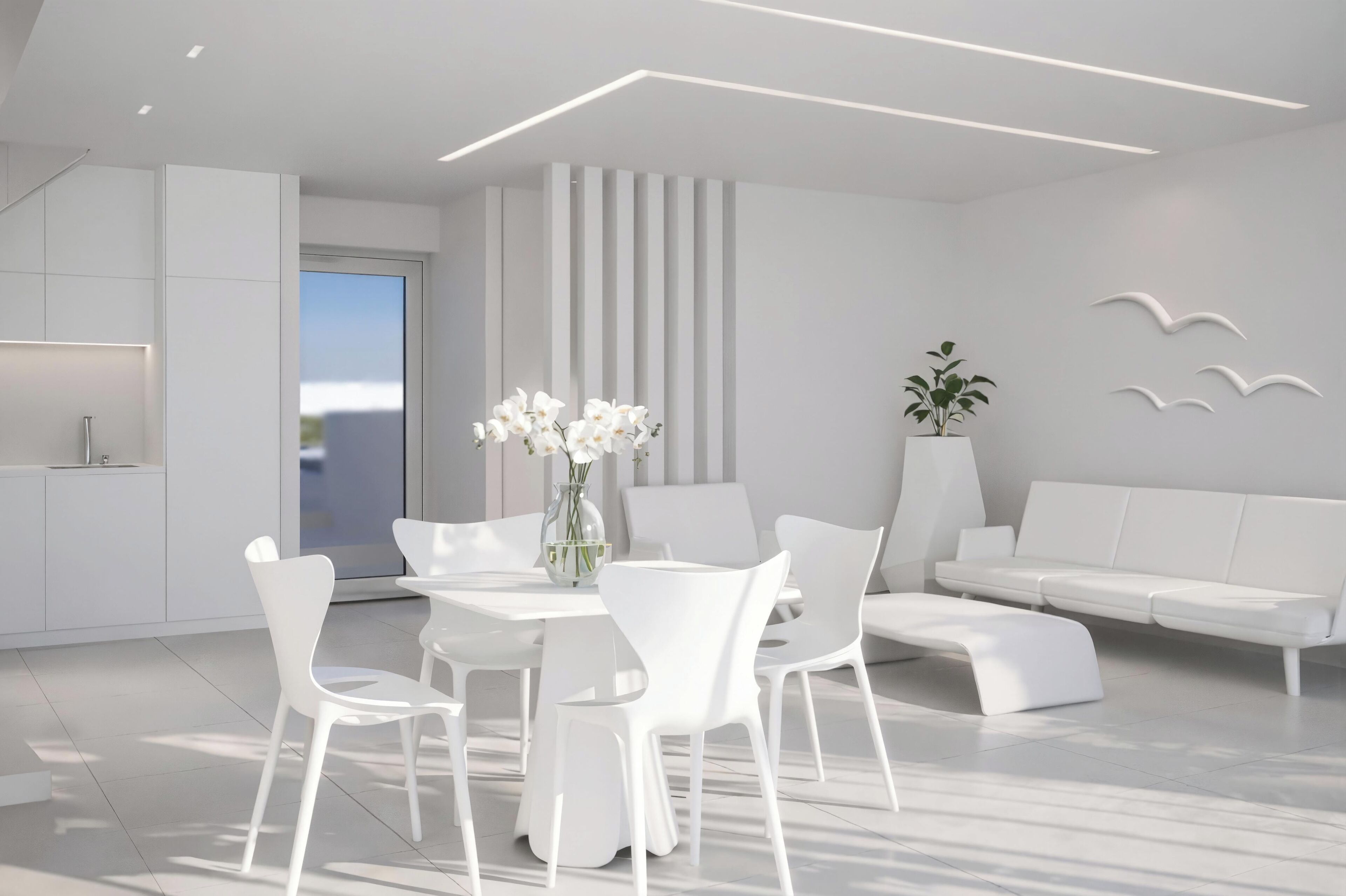 Vila superluxo, piscina particular, vista para o mar | Área de estar | Smart TV 55 polegadas com canais via satélite, serviços de streaming