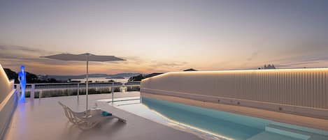 Luxury Villa, Private Pool, Sea View | Beach/ocean view