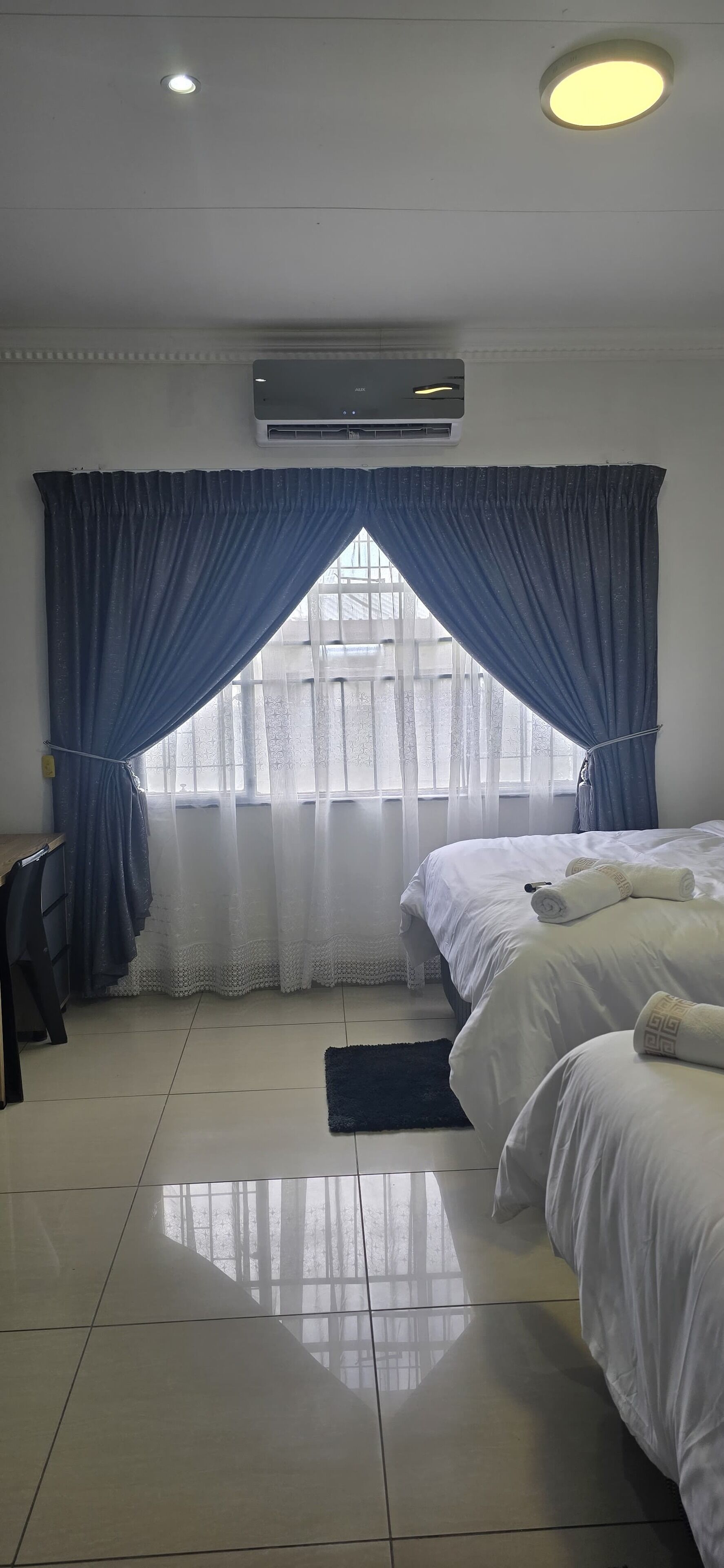 Familien-Doppel- oder -Zweibettzimmer, 2 Queen-Betten, Gartenblick | Kostenloses WLAN