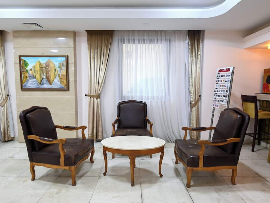 Lobby sitting area