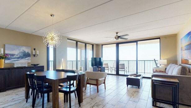 Front of property - Updated 3BR w/ Gulf Views: Suntide III - Unit 801 (South Padre Island)