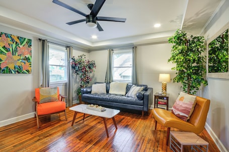 Front of property. Vibrant Home 2 Mi to Dtwn & Wake Forest University