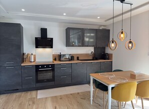 Private kitchen - Jacuzzi, Sauna, Private - Escape at your fingertips (Aspach-le-Bas)