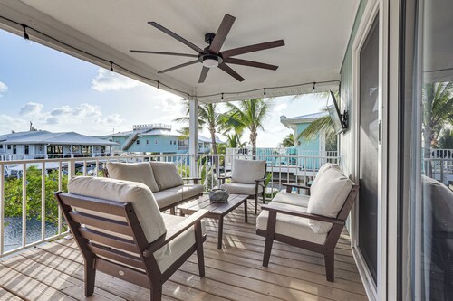 Canal-front Gem w/ Peekaboo Views in Cudjoe Key!