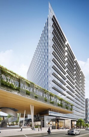 Exterior - Modern Docklands Apartment | River Views | Near CBD & Stadium (Docklands)