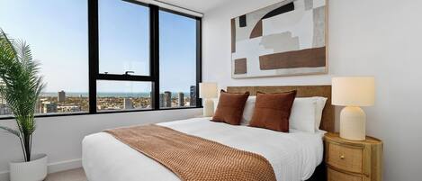 1 bedroom, desk, iron/ironing board