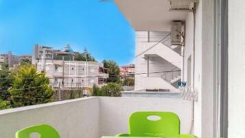 Værelse til 3 personer - balkon | Terrasse/gårdhave