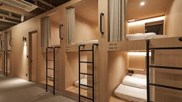 Standard Shared Dormitory, Men only | Memory foam beds, in-room safe, individually furnished, blackout drapes