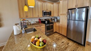 Coffee/tea maker, fridge, microwave, oven - Seaside Cottage - Stunning beach front with Hot Tub (Ocean Shores)