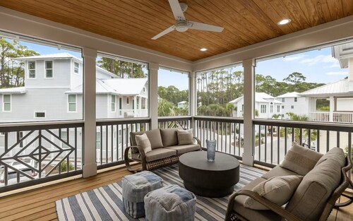 V Porches, immaculate new 5br/4.5ba, btwn Alys & Rsmry + Pool + Priv Bch Access