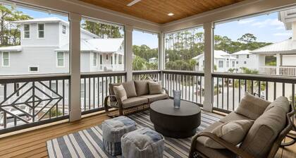 V Porches, immaculate new 5br/4.5ba, btwn Alys & Rsmry + Pool + Priv Bch Access