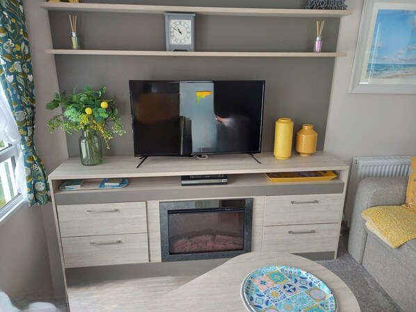 Living area - Blue Water 3 Beverley Bay Static Caravan (Paignton)