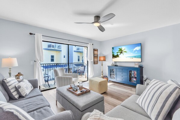 Living Room with Balcony Access - 2nd Level