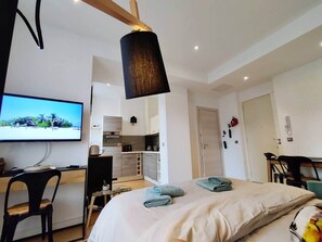 1 bedroom, iron/ironing board, WiFi, bed sheets - Port Lympia Nice, 2-4 people, AC, close to the beach (Nice)