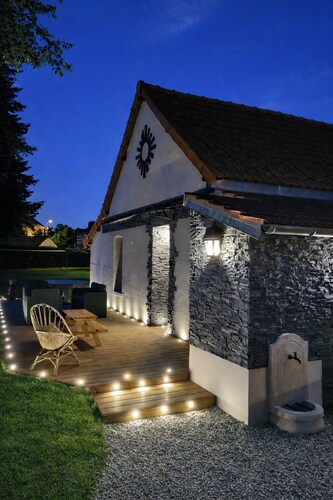 La Demeure du Faon 4/6 guest cottage jacuzzi swimming pool the heart of Sologne