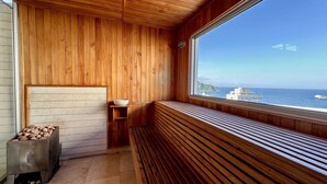 Sauna - Grand Marina Oceanview Apartments by Xarm Apartments (Santa Marta)