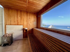 Sauna - Grand Marina Oceanview Apartments by Xarm Apartments (Santa Marta)