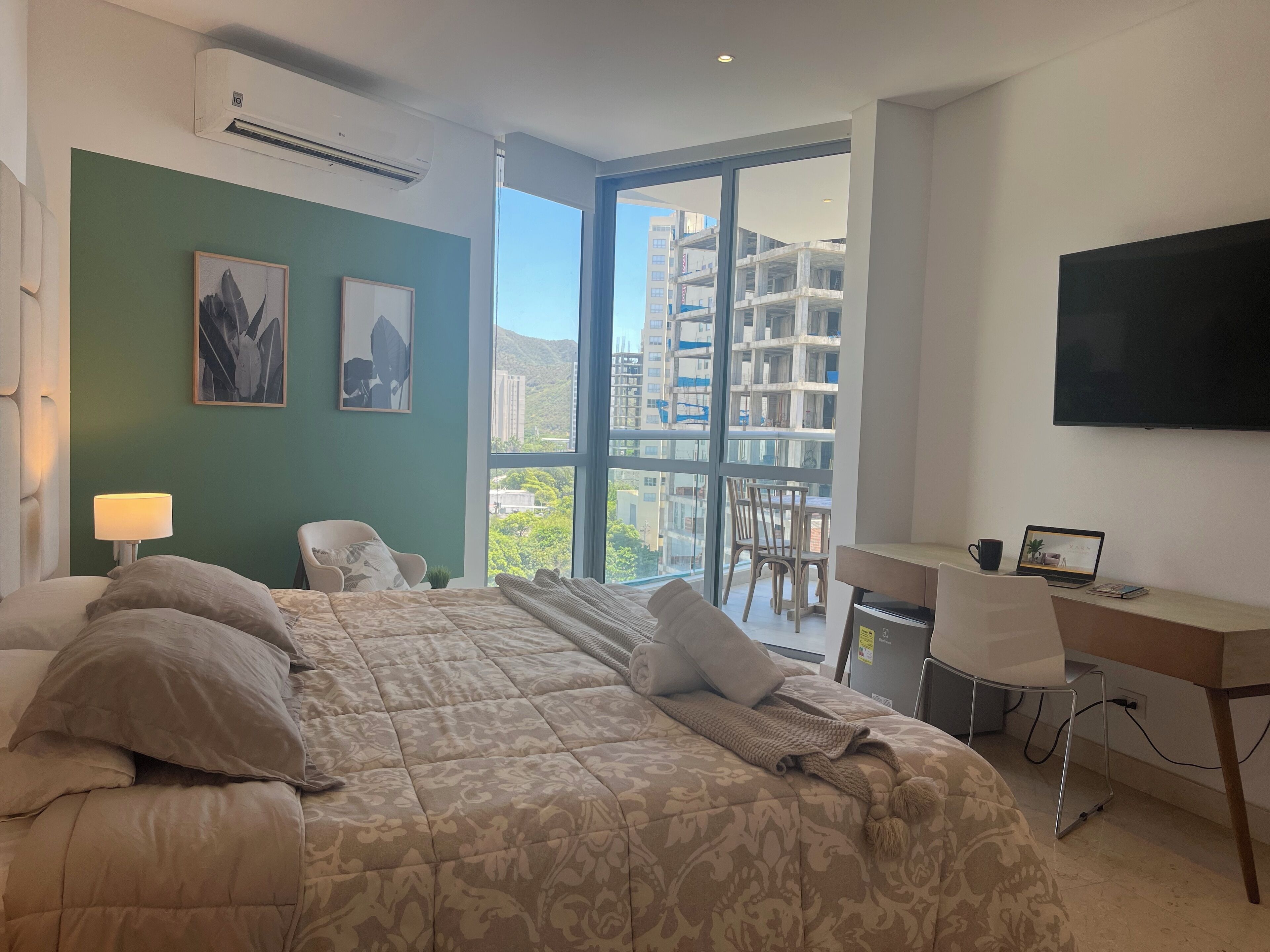 Departamento Deluxe, balcón, vista al mar | Vista desde la habitación