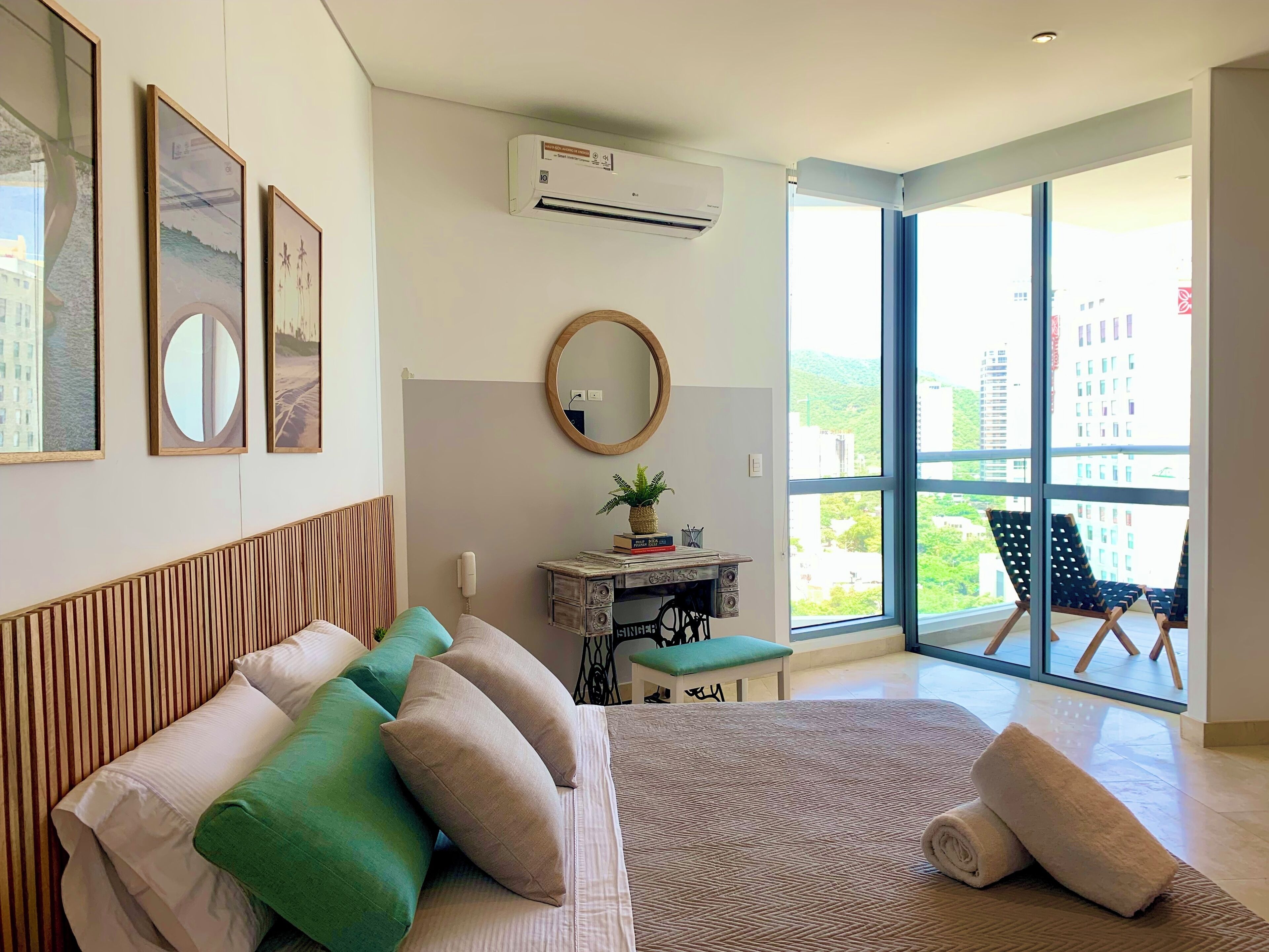 Superior Apartment, Balcony, Sea View | Desk, laptop workspace, iron/ironing board, free WiFi