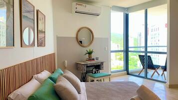Superior Apartment, Balcony, Sea View | Desk, laptop workspace, iron/ironing board, free WiFi