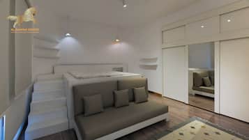 Biệt thự Superior, 5 phòng ngủ, quang cảnh hồ bơi, tầng Executive | Màn/rèm cản sáng, bàn ủi/dụng cụ ủi quần áo