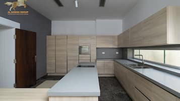 Villa – superior, 5 soverom, bassengutsikt, executive-nivå | Eget kjøkken