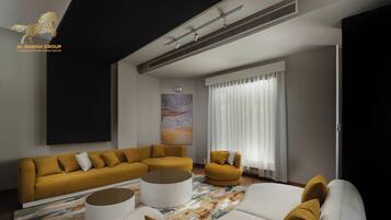 Superior Villa, 5 Bedrooms, Pool View, Executive Level | Living area