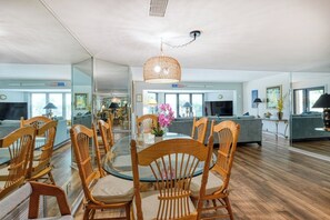 Dining - Channelfront Condo with a Pool! Across from the Ocean (Garden City Beach)