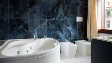 Double Room, City View | Bathroom | Free toiletries, hair dryer, slippers, towels