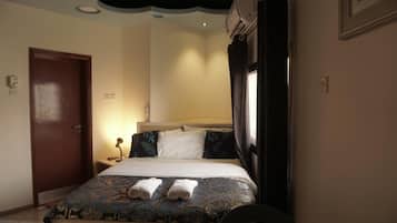 Standard Double Room, City View | In-room safe, blackout curtains, soundproofing, iron/ironing board
