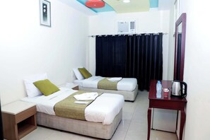 Basic Room, 2 Single Beds | In-room safe, blackout curtains, soundproofing, iron/ironing board - Sharjah Plaza Hotel (Sharjah)