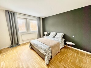 Bed sheets - Bright house in Lampertheim: calm and comfort (Lampertheim)