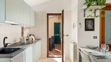 Fridge, dishwasher, toaster